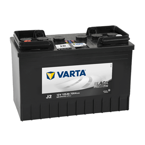 125 AMPER TERS KUTUP BLACK PROMOTIVE J2 VARTA