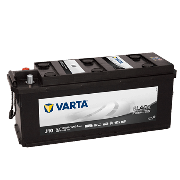 135 AMPER BLACK PROMOTIVE J10 VARTA