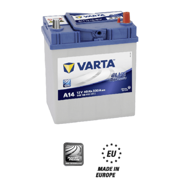 40 AMPER BLUE DYNAMIC A14 VARTA AKÜ