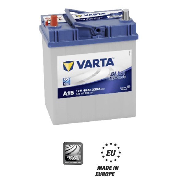 40 AMPER BLUE DYNAMIC A15 VARTA