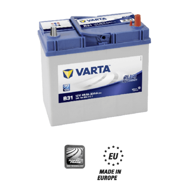 45 AMPER BLUE DYNAMIC B31 VARTA