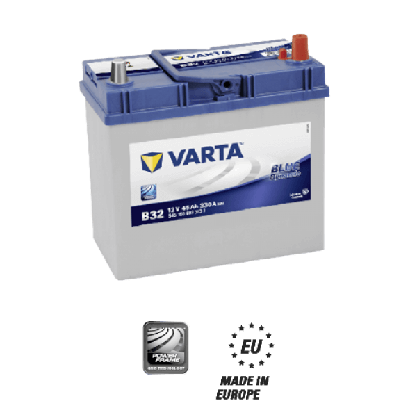 45 AMPER BLUE DYNAMIC B32 VARTA