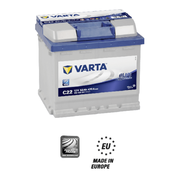 52 AMPER BLUE DYNAMIC C22 VARTA