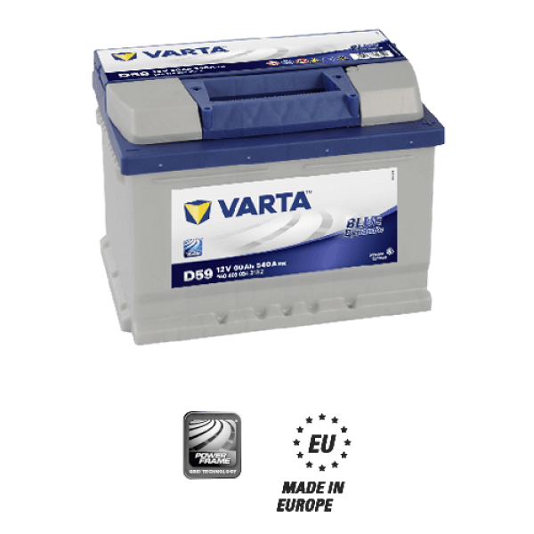 60 AMPER ALÇAK BLUE DYNAMIC D59 VARTA