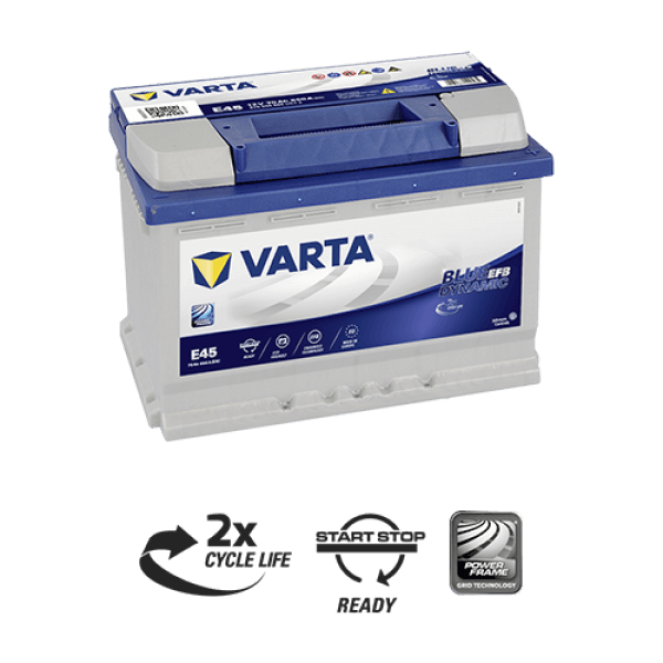 70 AMPER N70 BLUE DYNAMIC EFB START-STOP VARTA AKÜ