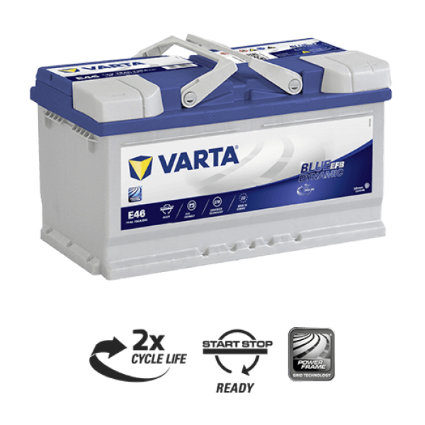 75 AMPER BLUE DYNAMIC EFB START-STOP VARTA AKÜ